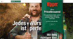 Desktop Screenshot of egger-bier.at